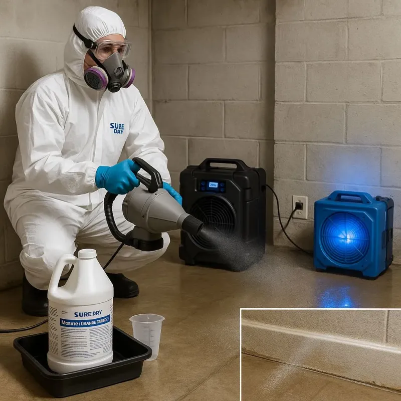 Sanitization and Odor Removal process in Edinburgh, IN